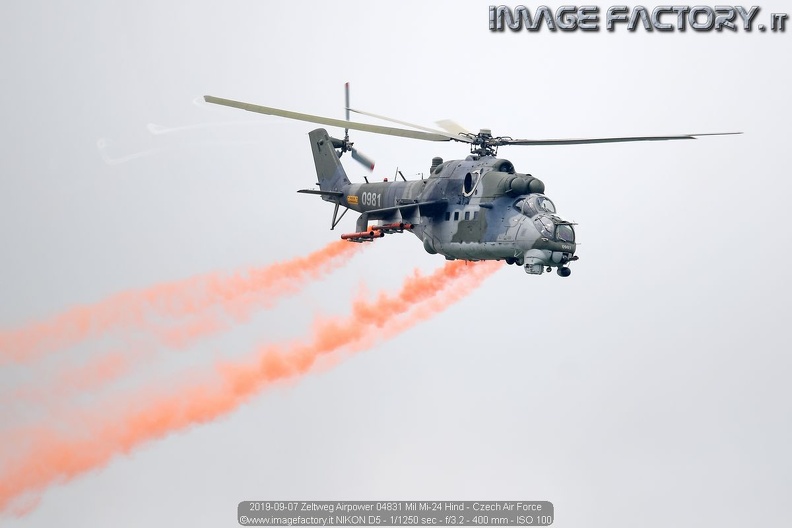 2019-09-07 Zeltweg Airpower 04831 Mil Mi-24 Hind - Czech Air Force.jpg